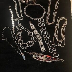 Fun  Collection Silver Necklaces and Bracelets